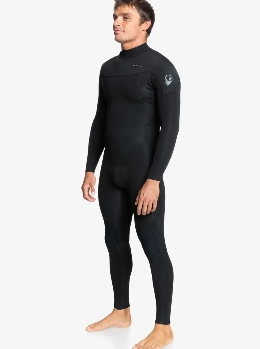 Sale Quiksilver 4/3 Everyday Sessions Back Zip Wetsuit Black
