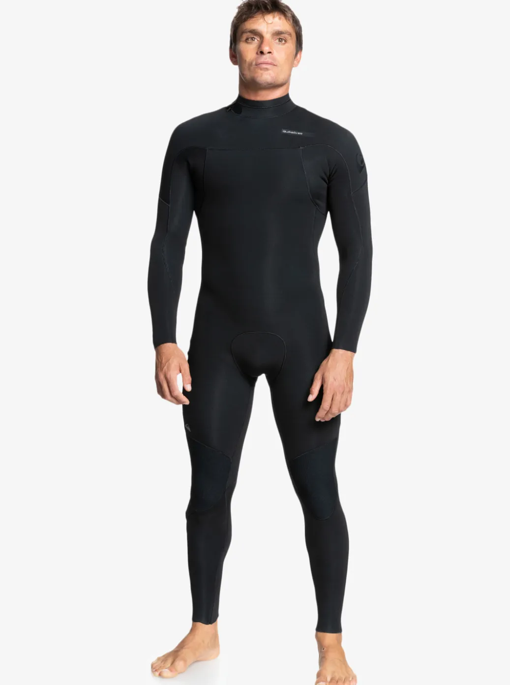 Shop Quiksilver 3/2 Everyday Sessions Back Zip Wetsuit Black