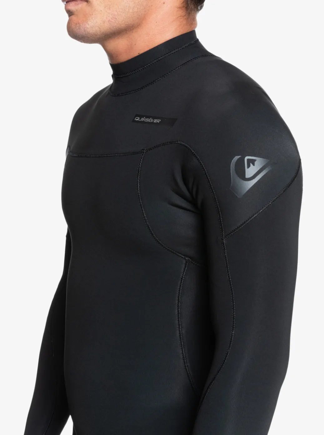 Shop Quiksilver 3/2 Everyday Sessions Back Zip Wetsuit Black