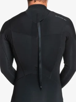 Shop Quiksilver 3/2 Everyday Sessions Back Zip Wetsuit Black