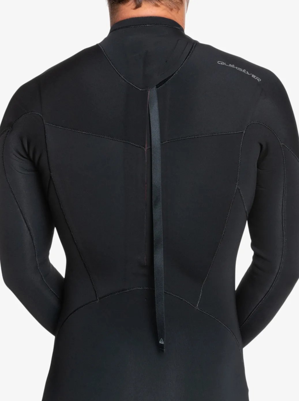 Shop Quiksilver 3/2 Everyday Sessions Back Zip Wetsuit Black