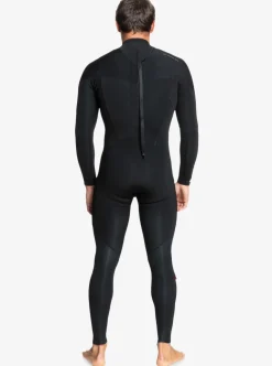 Shop Quiksilver 3/2 Everyday Sessions Back Zip Wetsuit Black