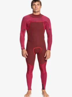 Shop Quiksilver 3/2 Everyday Sessions Back Zip Wetsuit Black