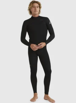 Best Sale Quiksilver 3/2 Everyday Sessions Back-Zip Wetsuit Black