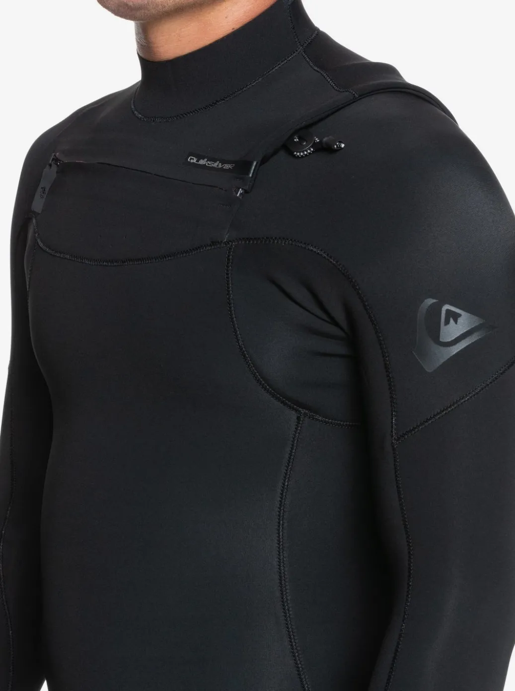 Clearance Quiksilver 4/3 Everyday Sessions Chest Zip Wetsuit Black
