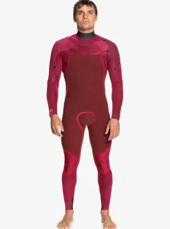 Clearance Quiksilver 4/3 Everyday Sessions Chest Zip Wetsuit Black