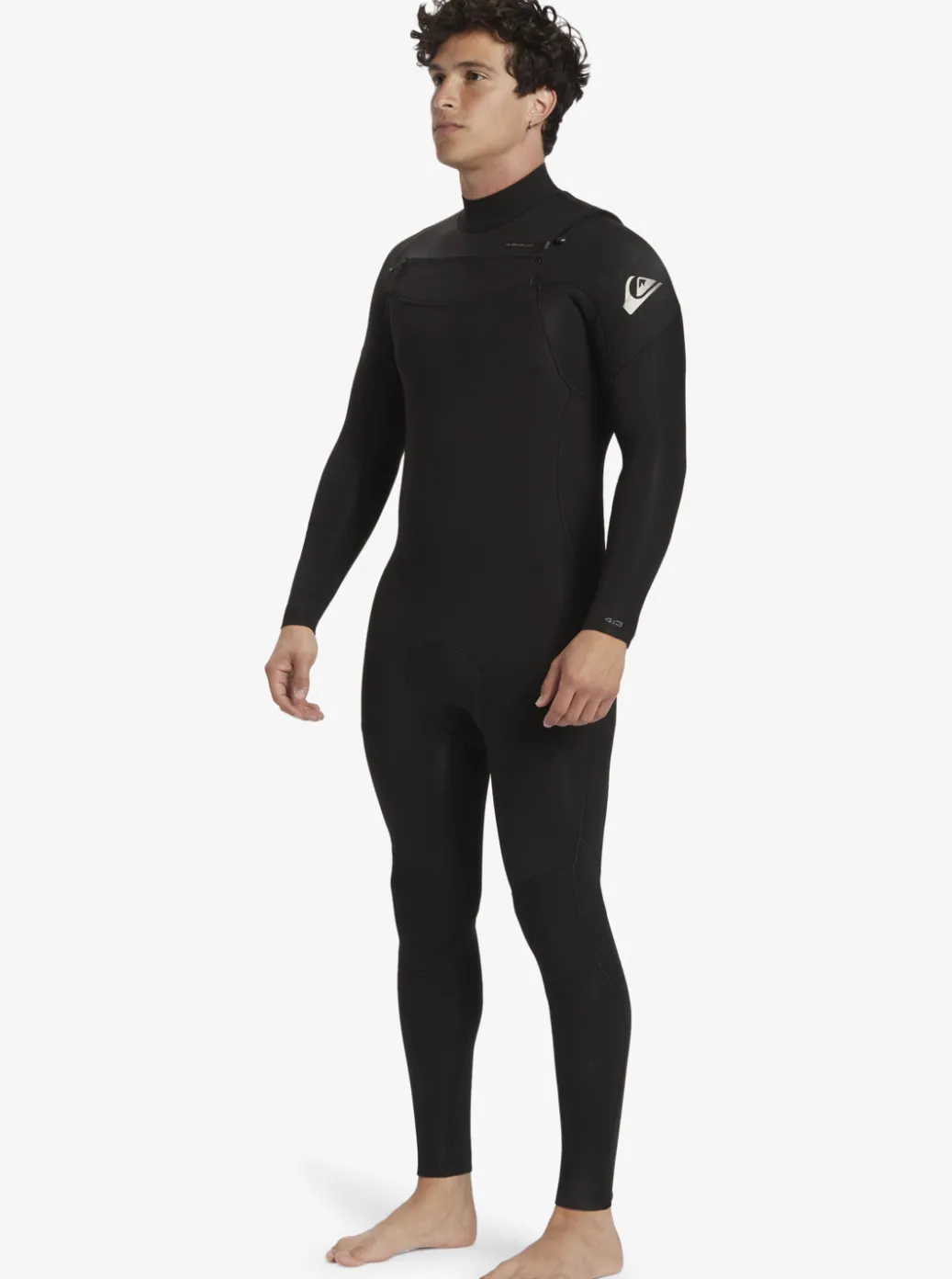 Discount Quiksilver 4/3 Everyday Sessions Chest-Zip Wetsuit Black
