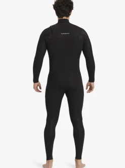 Discount Quiksilver 4/3 Everyday Sessions Chest-Zip Wetsuit Black