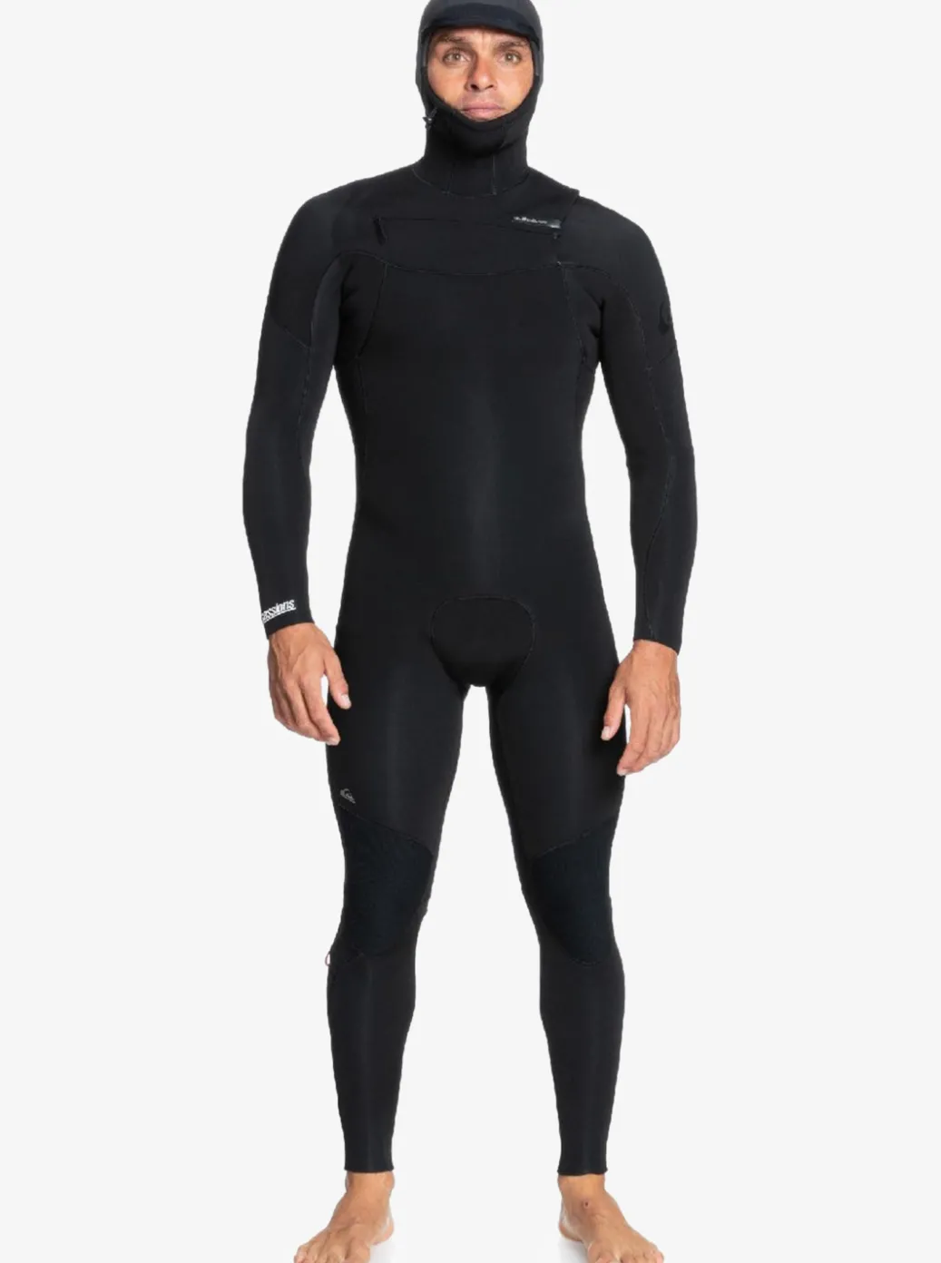 Outlet Quiksilver 5/4/3/ Everyday Sessions Hooded Chest-Zip Wetsuit Black