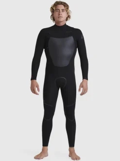 Cheap Quiksilver 3/2 Marathon Sessions Chest-Zip Wetsuit Black