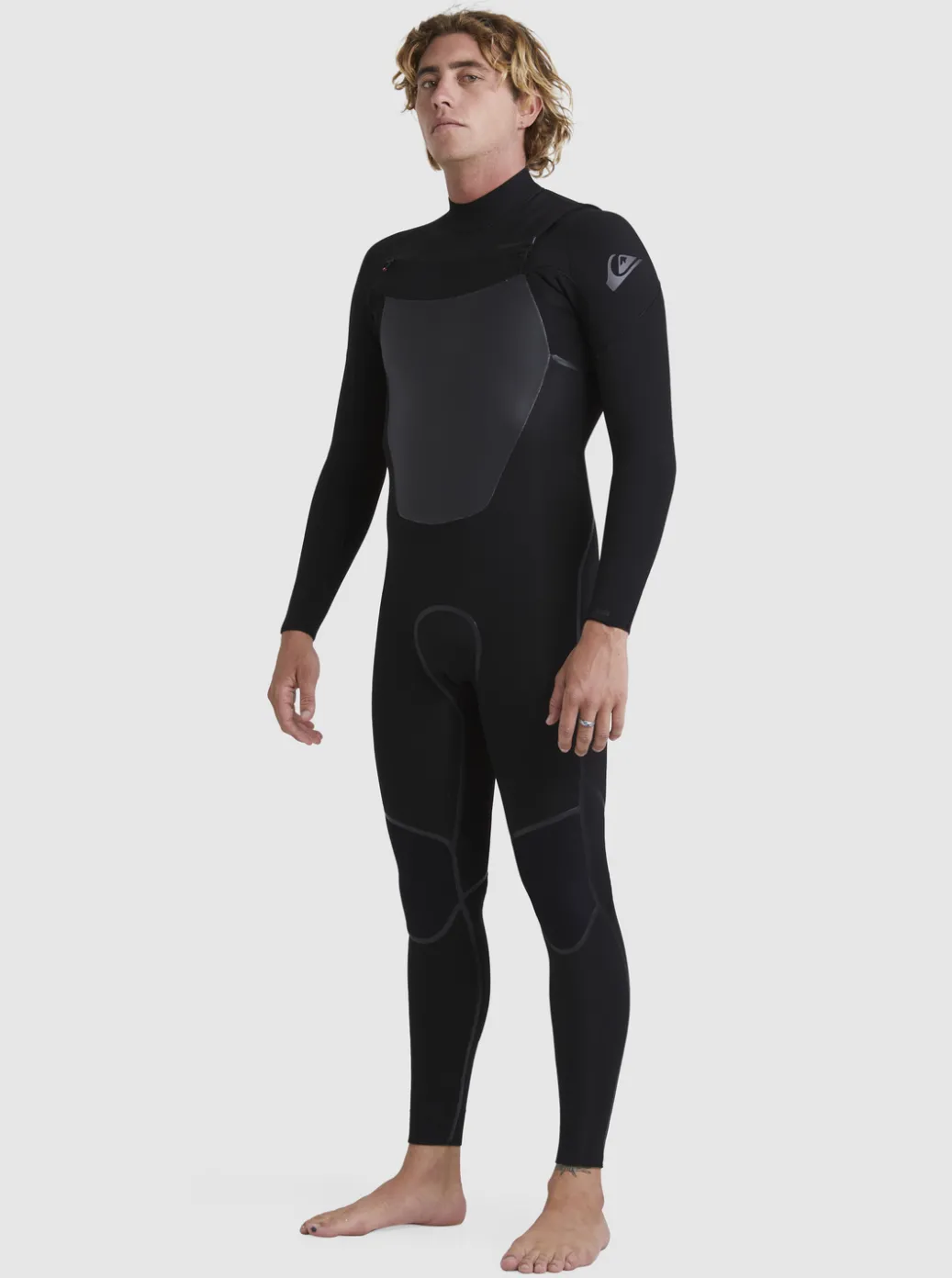 Cheap Quiksilver 3/2 Marathon Sessions Chest-Zip Wetsuit Black