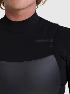 Cheap Quiksilver 3/2 Marathon Sessions Chest-Zip Wetsuit Black