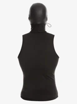 Shop Quiksilver 2/2 Marathon Sessions Hooded Wetsuit Vest Black