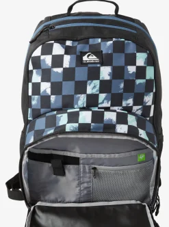 Fashion Quiksilver 1969 Special 2.0 28L Large Backpack Bering Sea Check Tie Dye 233
