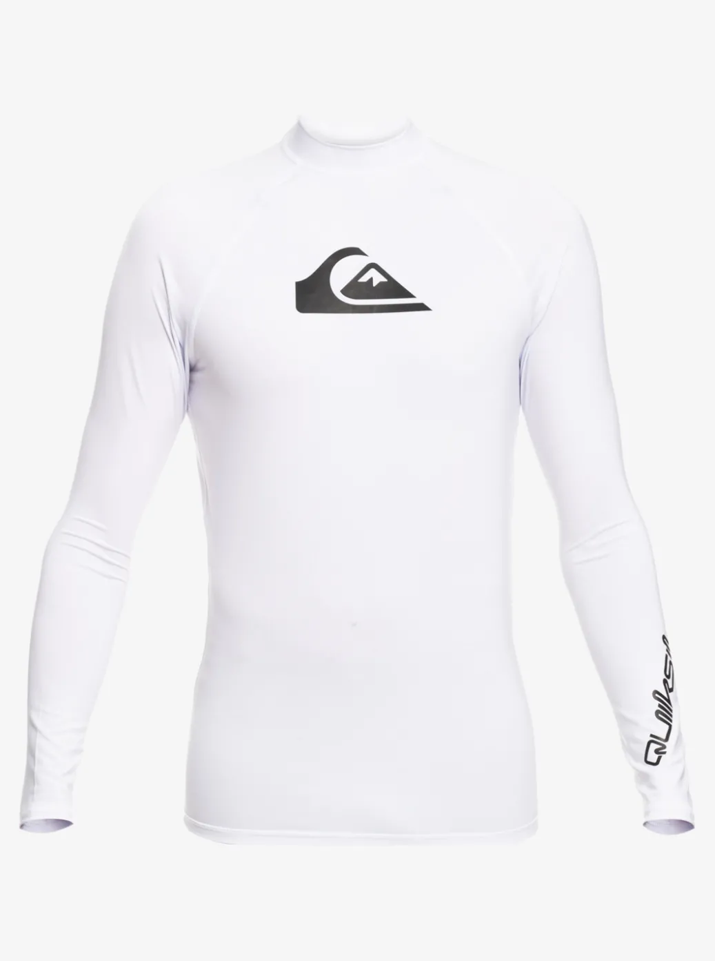 Outlet Quiksilver All Time Long Sleeve Upf 50 Rashguard White