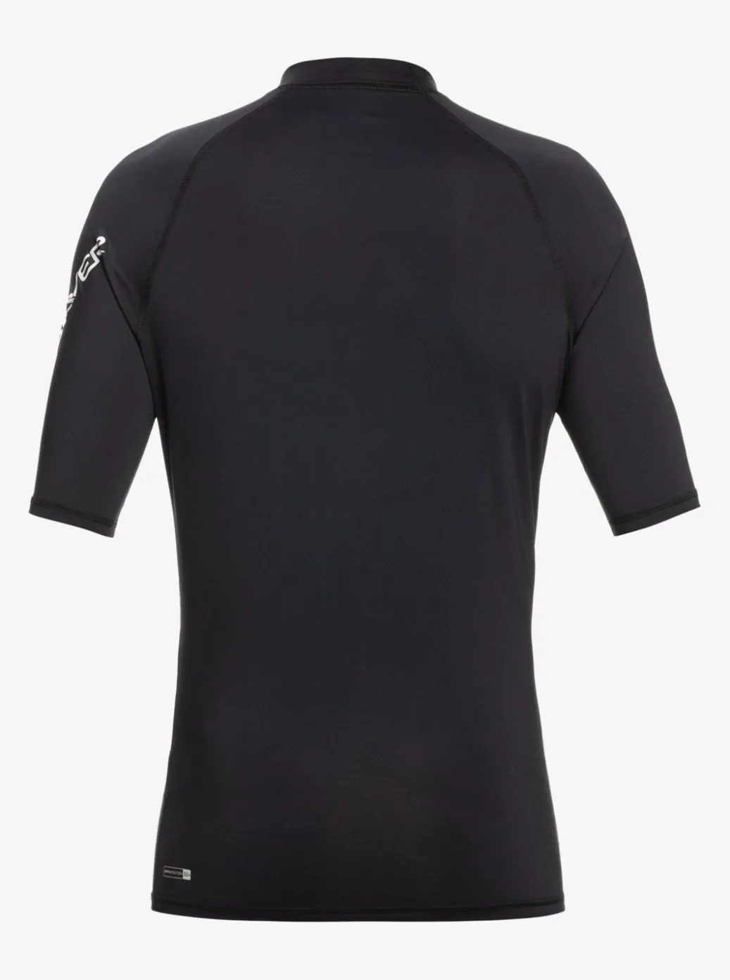 Outlet Quiksilver All Time Short Sleeve Upf 50 Rashguard Black