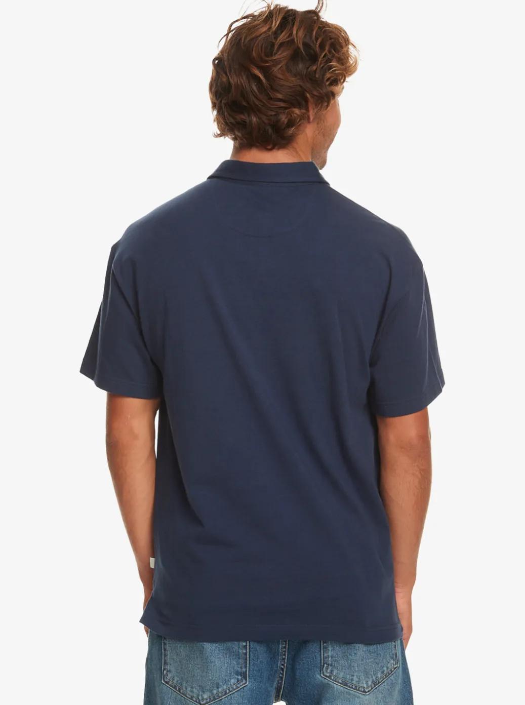 Best Sale Quiksilver Alloy Days Short Sleeve Polo Shirt Alloy Days Naval Academy