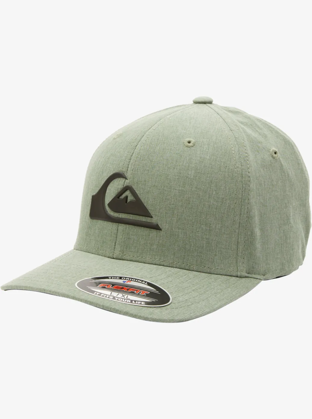 Discount Quiksilver Amped Up Flexifit Hat Laurel Wreath Heather