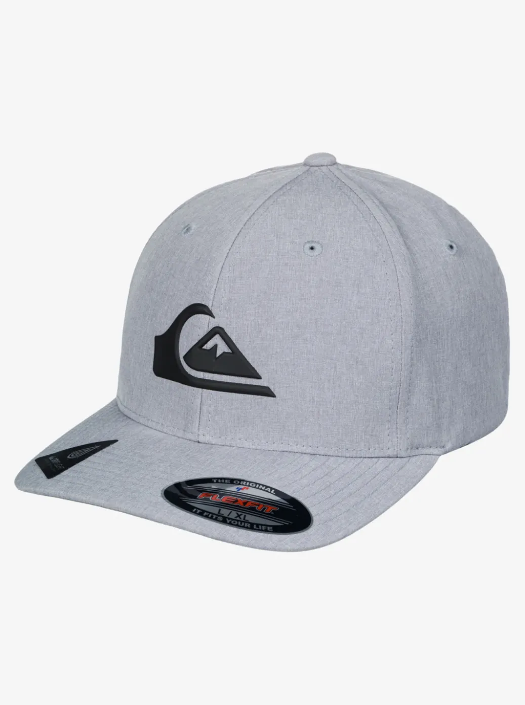 Best Sale Quiksilver Amped Up Flexifit Hat Sleet Heather