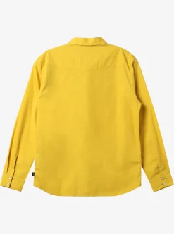 Fashion Quiksilver Andy Y Andy Cowboy Shirt Oil Yellow