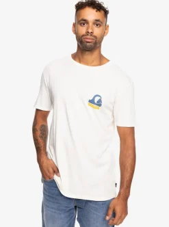 New Quiksilver Andy Y Andy T-Shirt Snow White