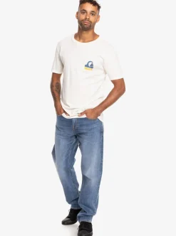 New Quiksilver Andy Y Andy T-Shirt Snow White