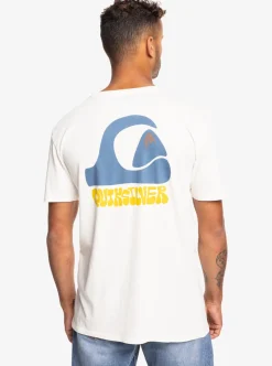 New Quiksilver Andy Y Andy T-Shirt Snow White