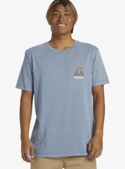 Cheap Quiksilver Andy Y Andy T-Shirt Blue Shadow