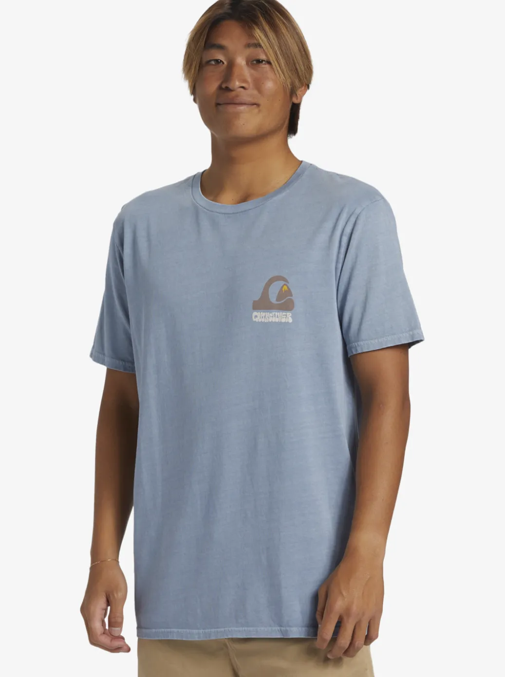 Cheap Quiksilver Andy Y Andy T-Shirt Blue Shadow