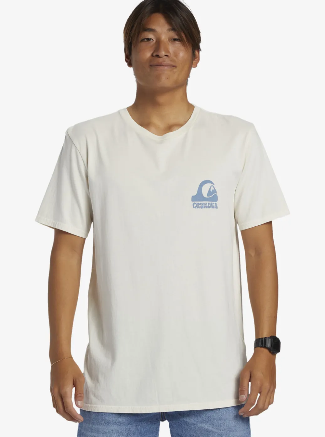 Online Quiksilver Andy Y Andy T-Shirt Snow White