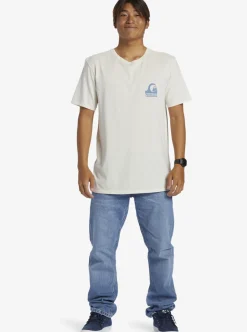 Online Quiksilver Andy Y Andy T-Shirt Snow White