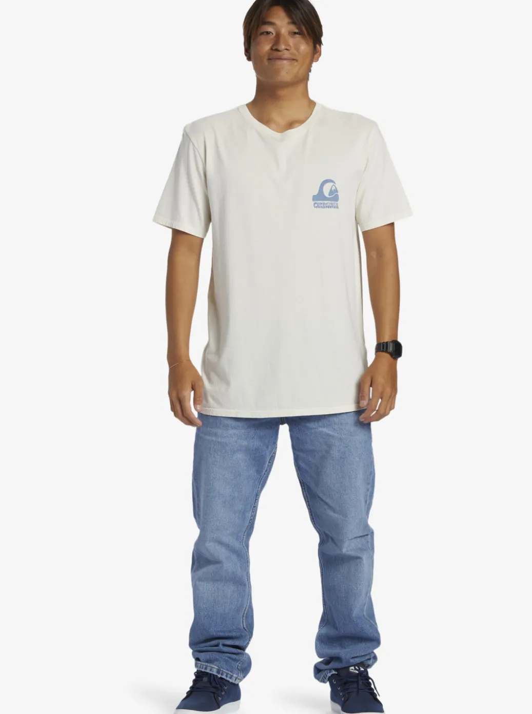 Online Quiksilver Andy Y Andy T-Shirt Snow White