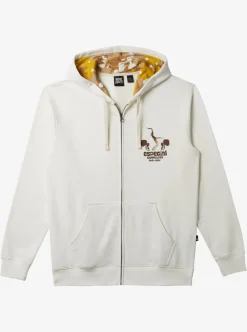 Flash Sale Quiksilver Andy Y Andy Zip-Up Hoodie Snow White