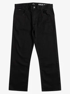 Best Quiksilver Aqua Cult Ankle Jeans Washed Black