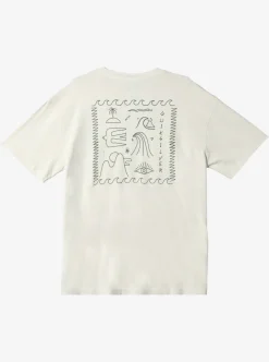 Store Quiksilver Bag Of Sun Mnd T-Shirt Gardenia
