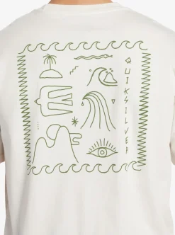 Store Quiksilver Bag Of Sun Mnd T-Shirt Gardenia