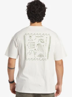 Store Quiksilver Bag Of Sun Mnd T-Shirt Gardenia
