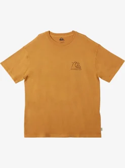Fashion Quiksilver Bag Of Sun Mnd T-Shirt Mustard