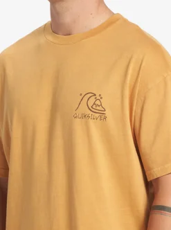 Fashion Quiksilver Bag Of Sun Mnd T-Shirt Mustard