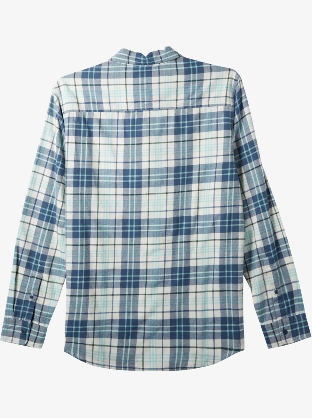 New Quiksilver Banchor Long Sleeve Shirt Snow White Banchor