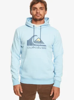 Flash Sale Quiksilver Big Logo Pullover Hoodie Clear Sky