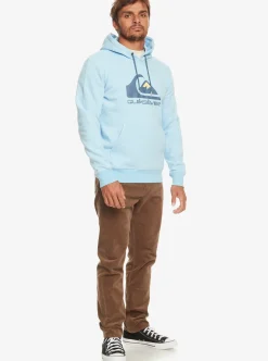 Flash Sale Quiksilver Big Logo Pullover Hoodie Clear Sky
