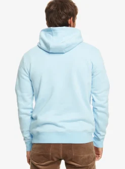Flash Sale Quiksilver Big Logo Pullover Hoodie Clear Sky
