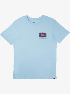 Flash Sale Quiksilver Black Flash T-Shirt Clear Sky