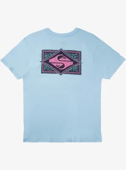 Flash Sale Quiksilver Black Flash T-Shirt Clear Sky