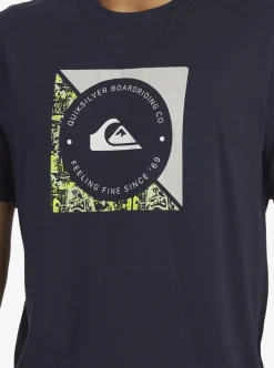 Outlet Quiksilver Boardshort Linked T-Shirt Navy Blazer