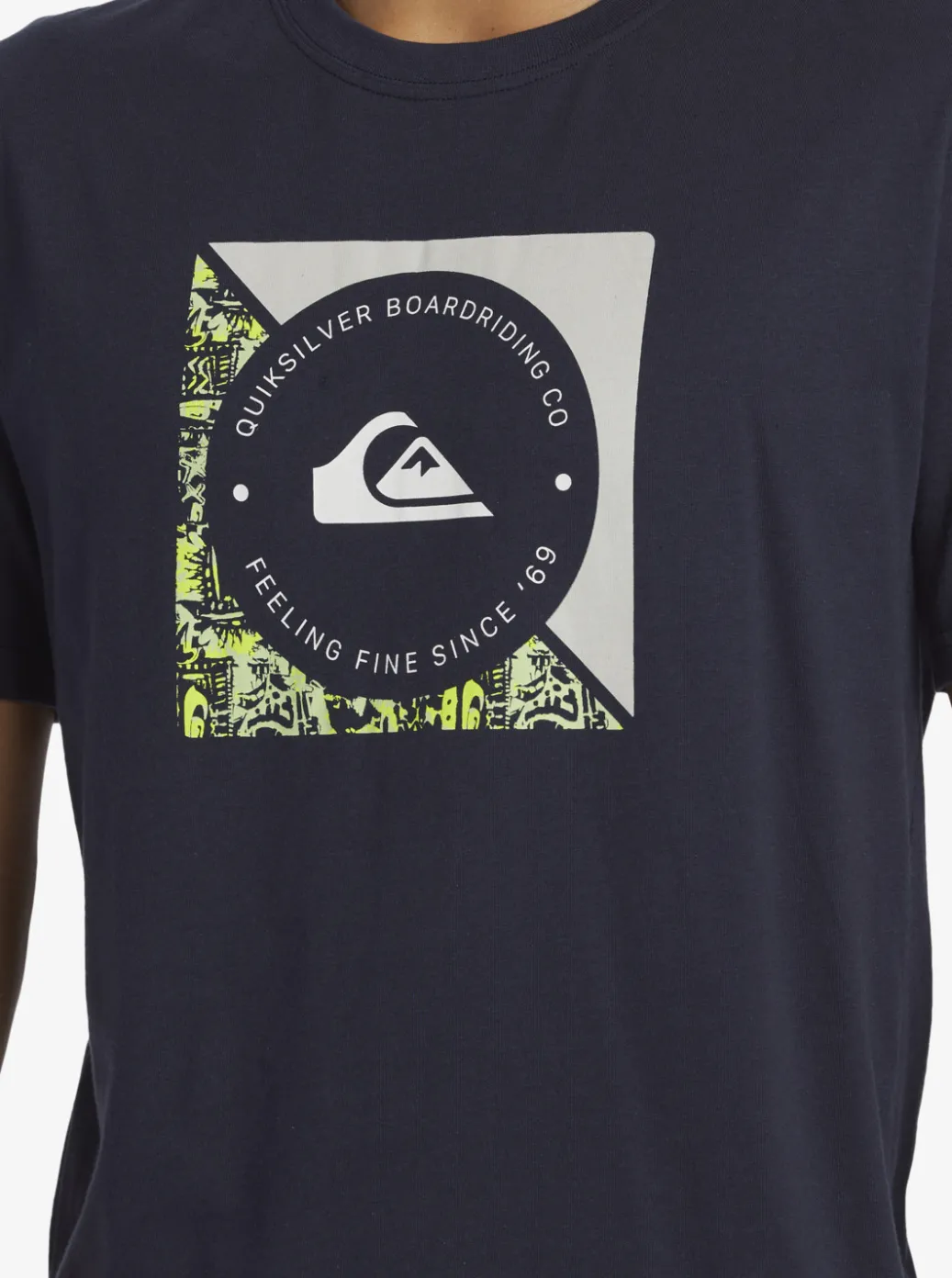 Outlet Quiksilver Boardshort Linked T-Shirt Navy Blazer