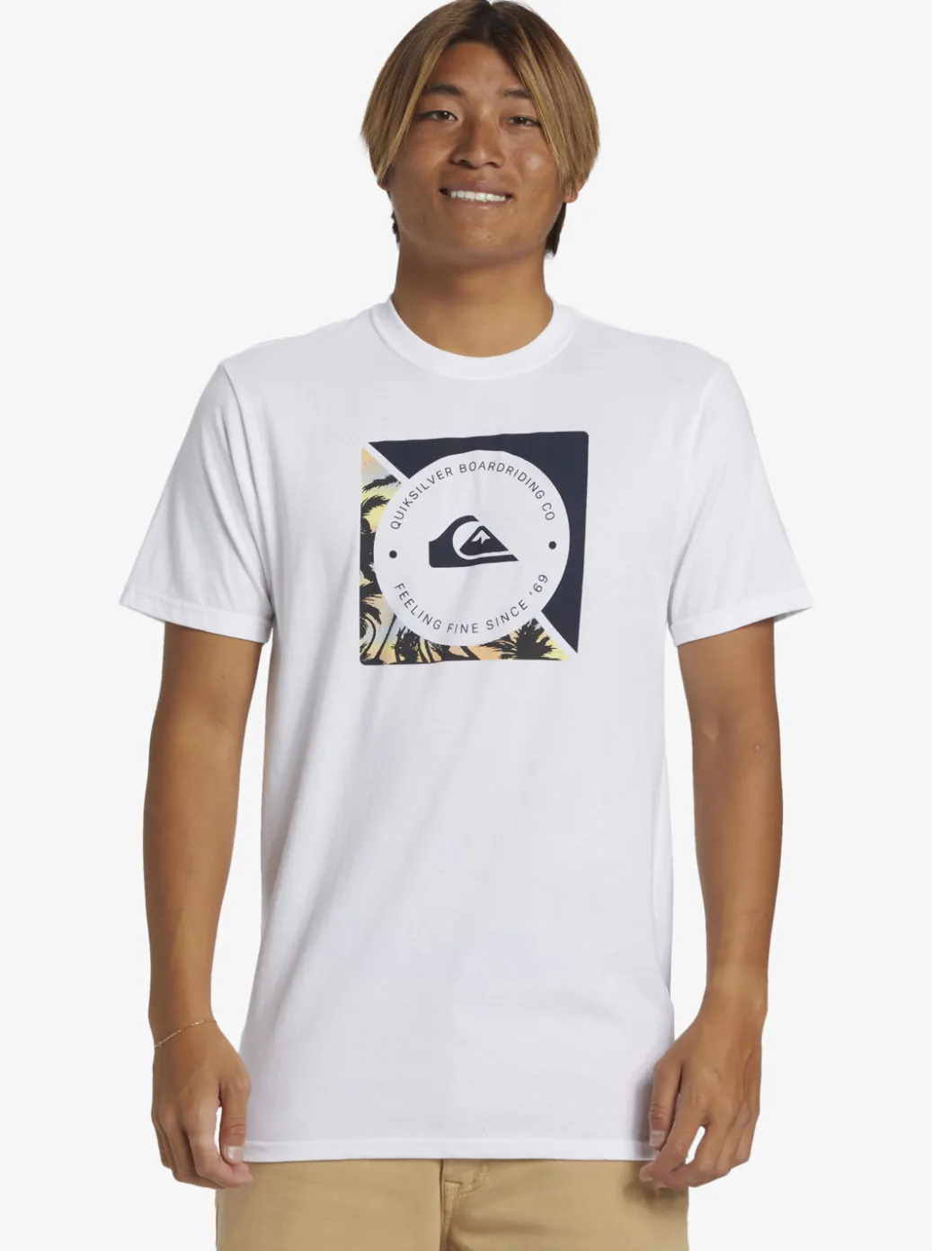 Best Sale Quiksilver Boardshort Linked T-Shirt White