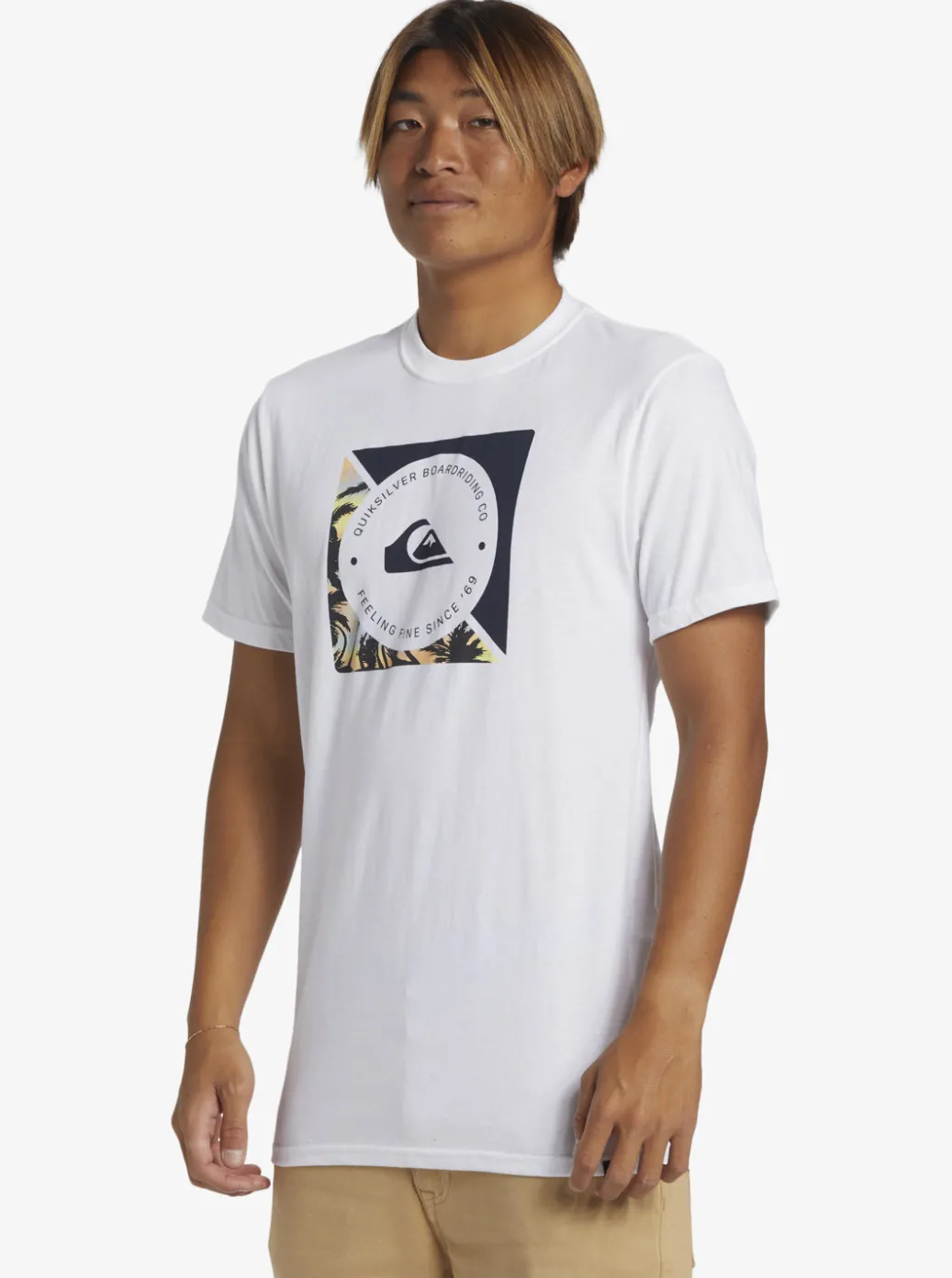 Best Sale Quiksilver Boardshort Linked T-Shirt White