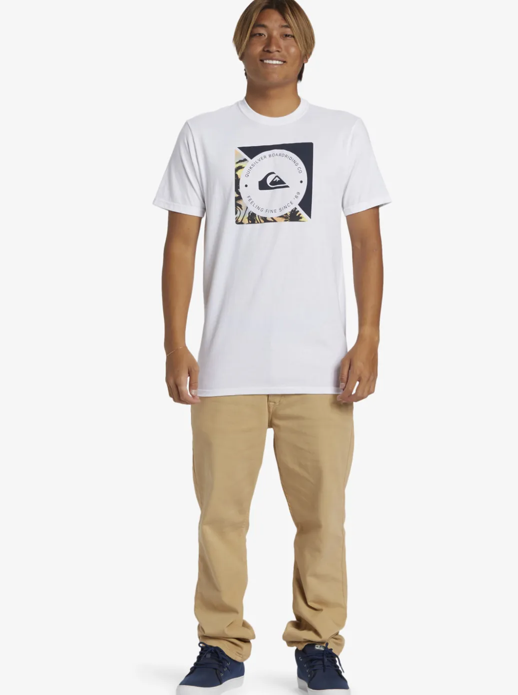 Best Sale Quiksilver Boardshort Linked T-Shirt White